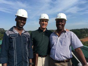 Bill Innocent And Peter The General Manager At Savanah Grain