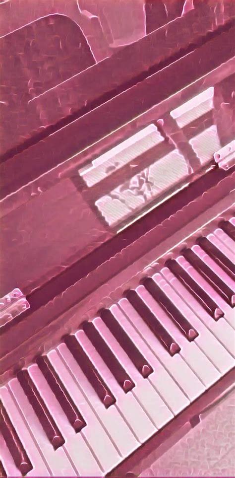 Pink Piano Wallpaper By Emiledarius