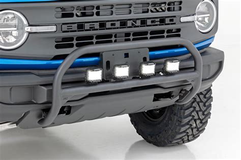 Nudge Bar Inch Black Series Single Row Led Ford Bronco Wd