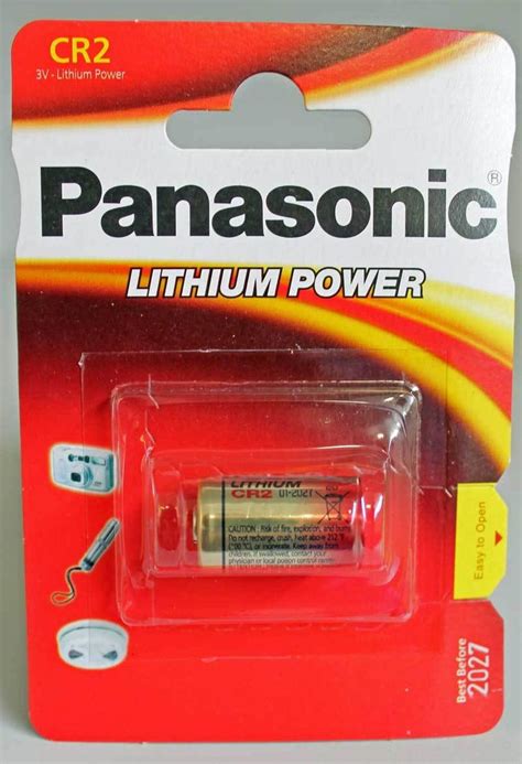 Panasonic CR2 Photo Lithium Batterie 3V 850mAh Derbatterieladen