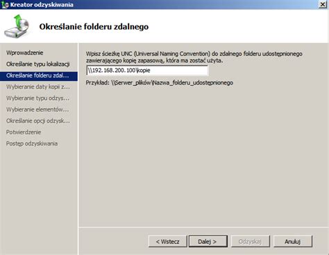 Kopia Zapasowa Systemu Windows Server Systemy Operacyjne I Sieci