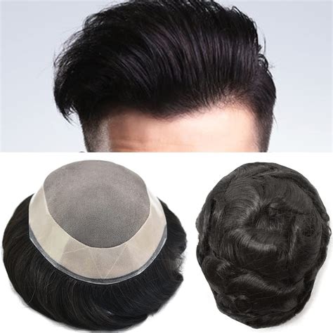 Amazon Mens Toupee Wigs Hair System For Men Human Hair Piece