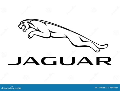 Logo Jaguar editorial photography. Illustration of color - 124808872