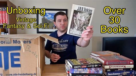 Unboxing Vintage Fantasy And Science Fiction Books Youtube