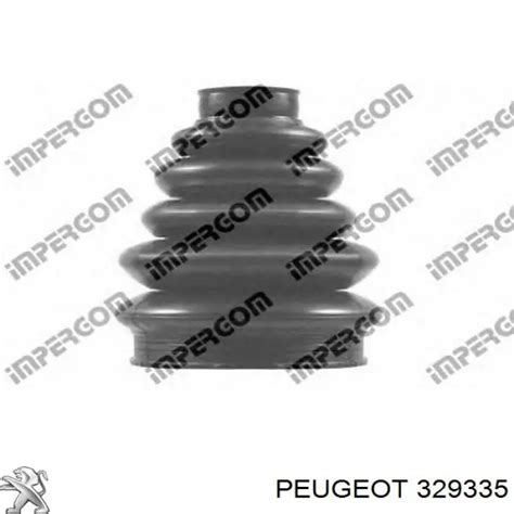 329335 Peugeot Citroen fuelle árbol de transmisión delantero exterior