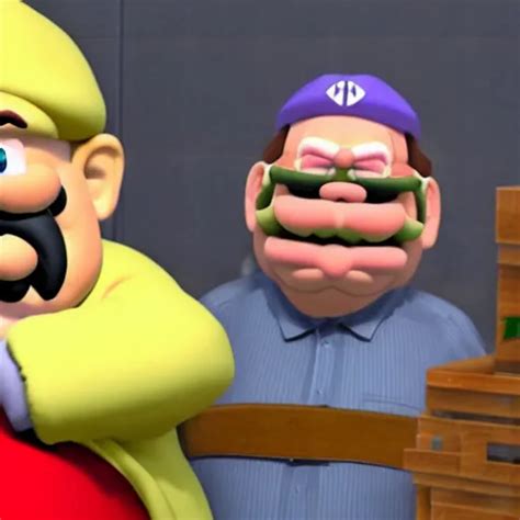 Gameplay Screenshot Of Bernie Sanders As Wario Stable Diffusion