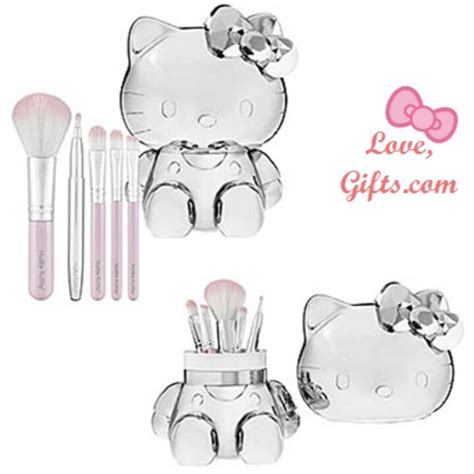 Hello kitty makeup brush set. I sooo want this!! | Hello kitty makeup ...