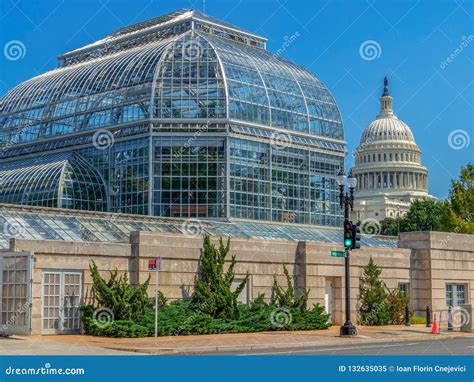 United States Botanic Garden Conservatory Washington Dc Editorial