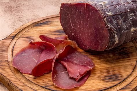 Bresaola Della Valtellina Local Cured Meat From Valtellina Italy