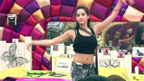 Nora Fatehi Shows Her Belly Dancing Skills To The Bigg Boss Contestant Bigg Boss 9 Video