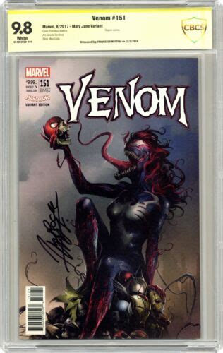 Venom 151B Mattina Mary Jane Variant CBCS 9 8 SS Francesco Mattina