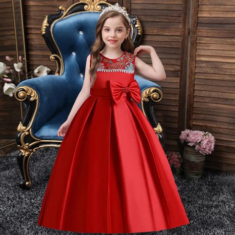 New Children′s Princess Style Clothing Girl′s Bow Embroidery Beaded ...