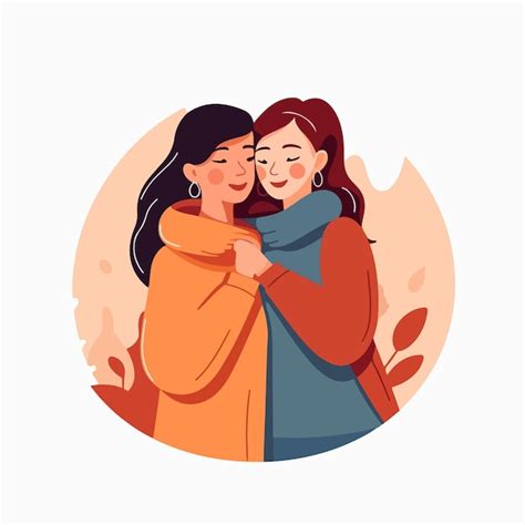 Pareja lesbiana siendo amorosa y feliz dos chicas gay besándose concepto de comunidad del