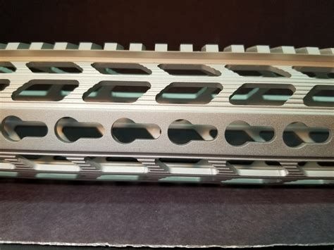 17 Inch 308 7 62 AR10 AR 10 HIGH PROFILE Bare Aluminum KEYMOD Free