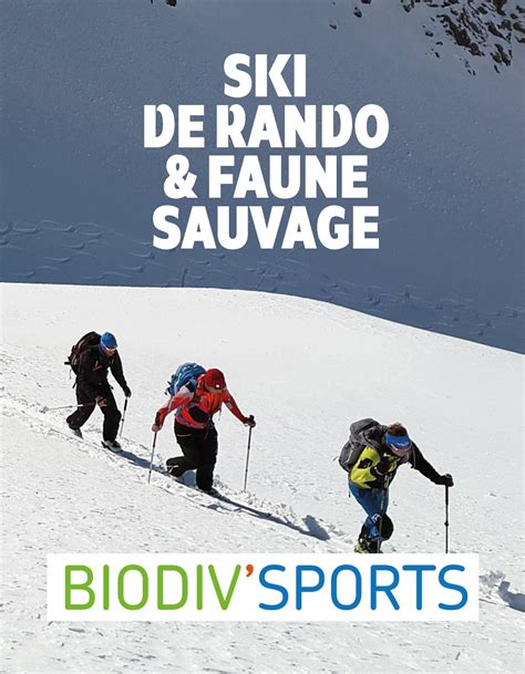 Biodiv Sports Des dépliants pour concilier faune sauvage et loisirs