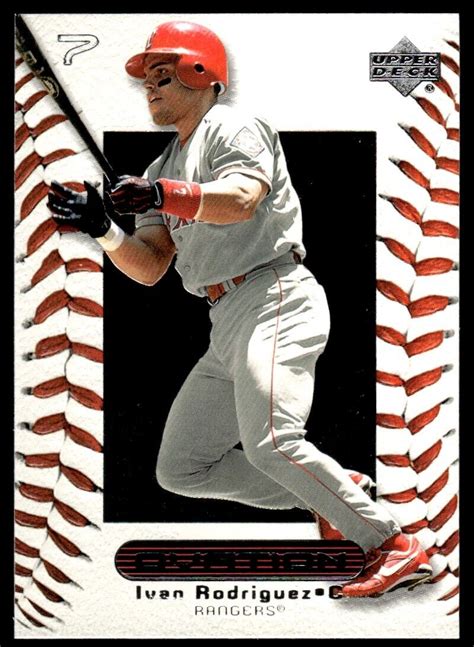 2000 Upper Deck Ovation Ivan Rodriguez Texas Rangers 47 EBay