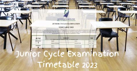 Junior Cert Exam Timetable 2023 Schooldaysie