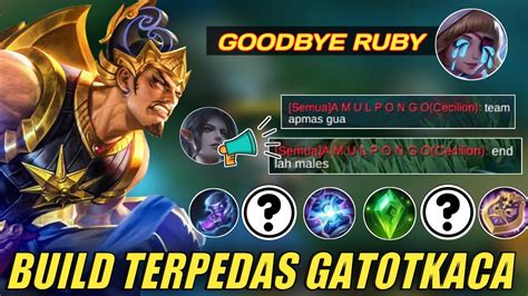 Pedas Build Gatot Mage Tersakit Build Gatotkaca Explaner