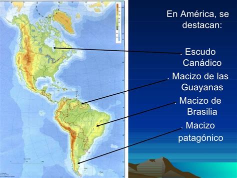 GeografÍa De AmÉrica 2° A Tipos De Relieve De America