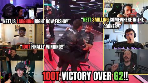 VALORANT Pros And Streamers React To 100T Winning Against G2 YouTube