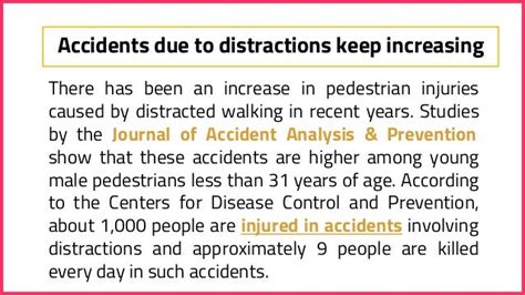 Distracted Walking Can Lead To Deadly Accidents