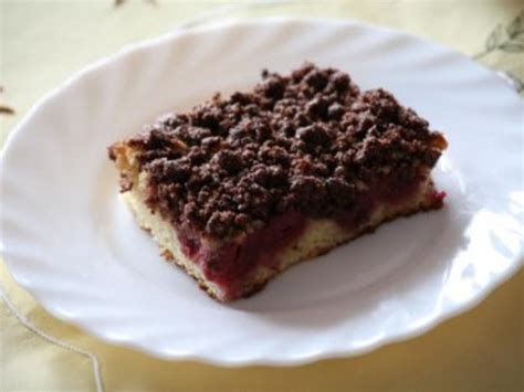 Kirschkuchen Mit Marzipan Und Schokostreusel Rezept Kochbar De