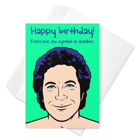 Tom Jones Birthday Greeting Card Etsy