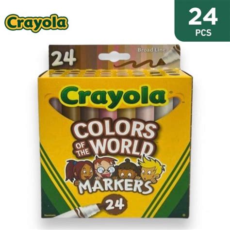 Buy Crayola Colors Of The World Markers Colors Delivered By Atlas