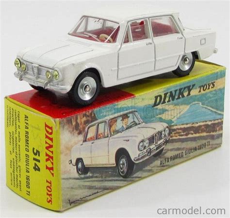 DINKY FRANCE 514 Echelle 1 43 ALFA ROMEO GIULIA TI WHITE