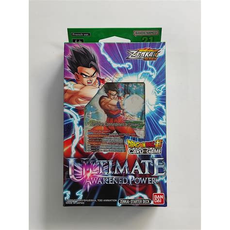 Dbscg Ultimate Awakened Power Zenkai Starter Deck Fr