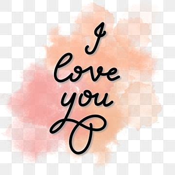 I Love You Clipart Transparent Png Hd I Love You Lettering With