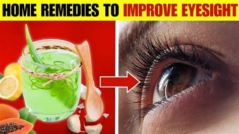 Natural Ways To Improve Your Eyesight No Glasses Needed Natural Healing Youtube