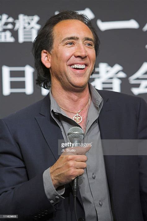 Nicolas Cage During Ghost Rider Tokyo Press Conference February