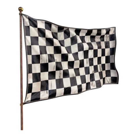 Checkered flag isolated on transparent background 48930601 PNG