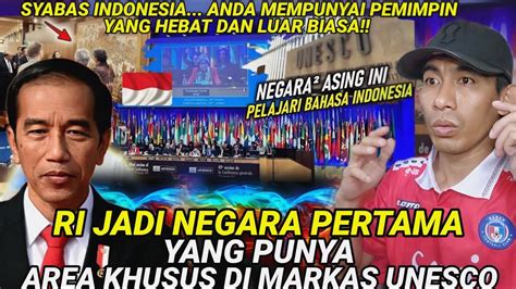 Bangga Ri Jadi Negara Pertama Yg Punya Area Khusus Di Markas Unesco