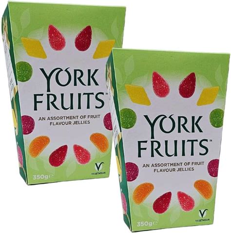 2 x York Fruits Flavour Jellies 350g - Assorted Flavour Jellies in ...