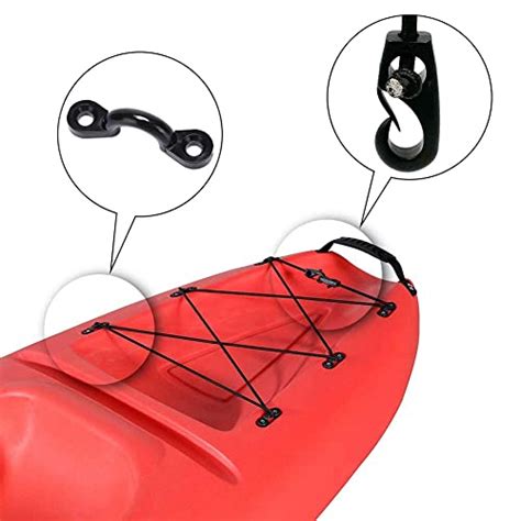 Kayak Deck Rigging Kit Feet Bungee Cord With Bungee Cord Ends Hooks