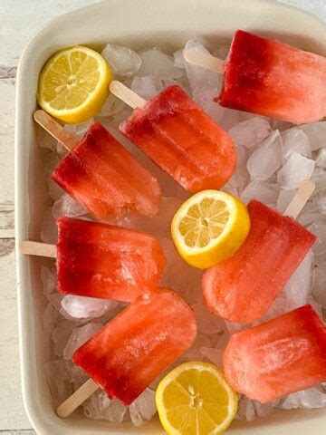 Strawberry Lemonade Popsicles Scrambled Chefs