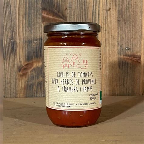 Conserve Coulis Tomate Bio