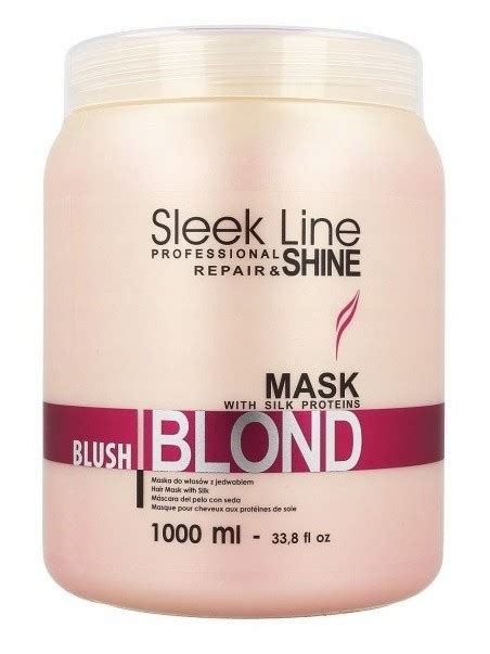 Stapiz Sleek Line Blush Blond Mask Maska z Jedwabiem do Włosów Blond