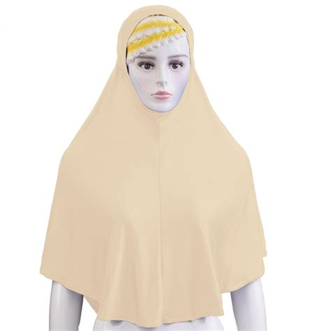 Ramadan Muslim Women Hijab Amira Islamic Full Cover Head Wrap Scarf