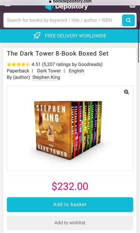 Stephen King Dark Tower Series Hobbies Toys Books Magazines