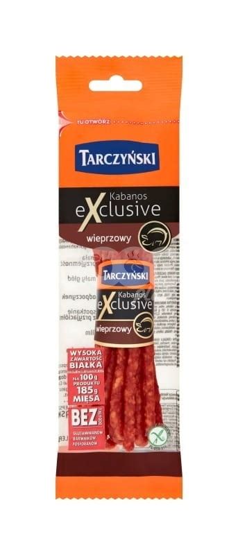 Tarczyński Kabanos Exclusive wieprzowy 120 g Polski sklep internetowy