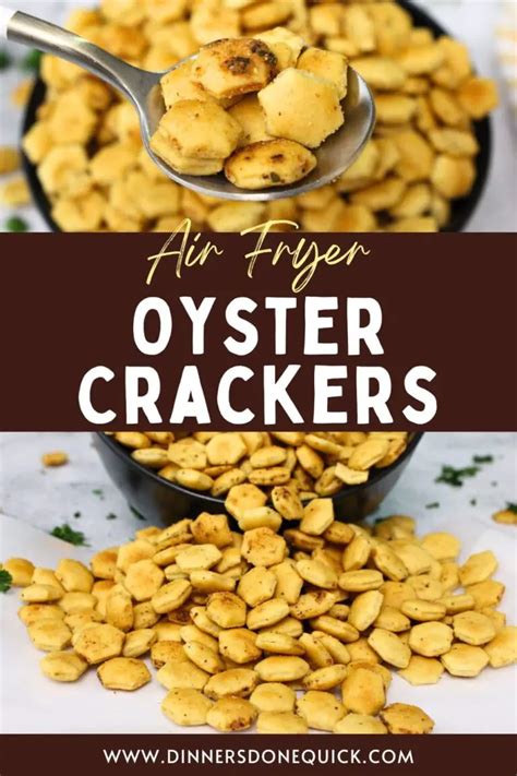 Crispy Air Fryer Oyster Crackers Just 3 Ingredients Dinners Done Quick