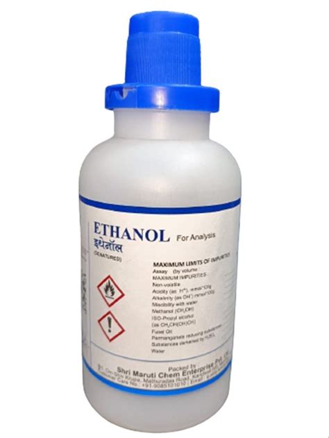 Denatured Absolute Ethanol At Rs 120 Bottle Denatured Ethanol In