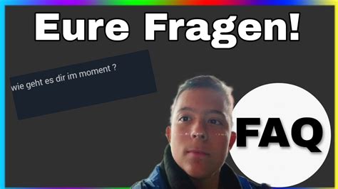 😍🤌ich Beantworte Eure Fragen Faq Youtube