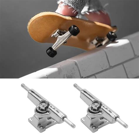 10 Pcs 29mm Fingerboard Trucks Finger Skateboard Deck Avec écrous Avec