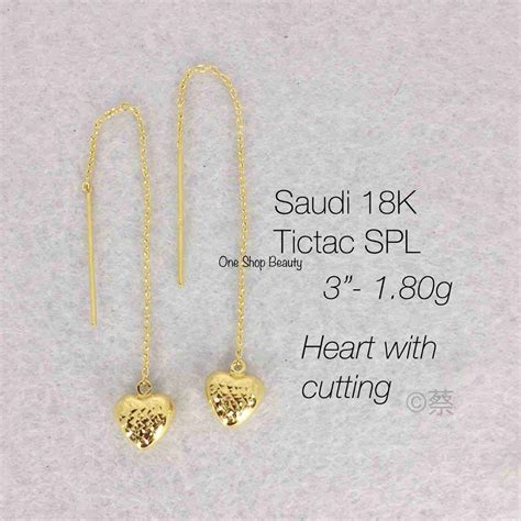 Karat Saudi Gold Tictac Earring Lazada Ph