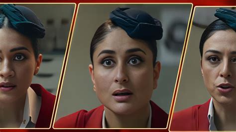 Crew Trailer Out Air Hostesses Kareena Kapoor Tabu And Kriti Sanon