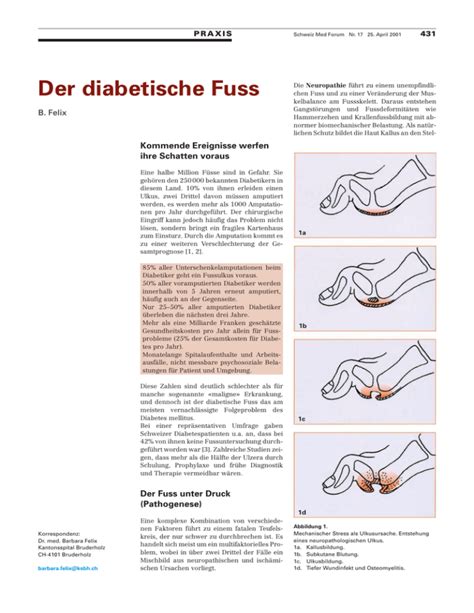 Der Diabetische Fuss